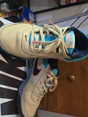 Nike BOOK 1  Sesame/Bright Mandarin